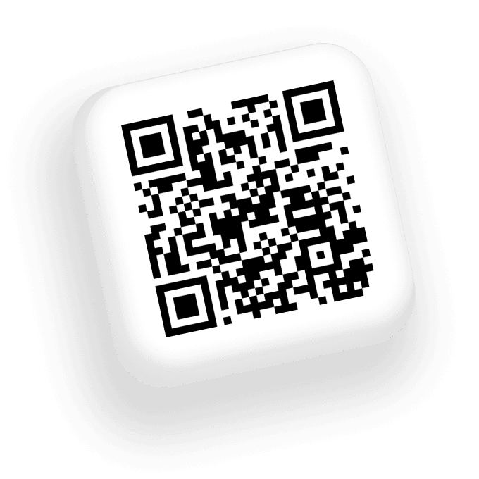 Transitioning image of a Qbit's QR code.