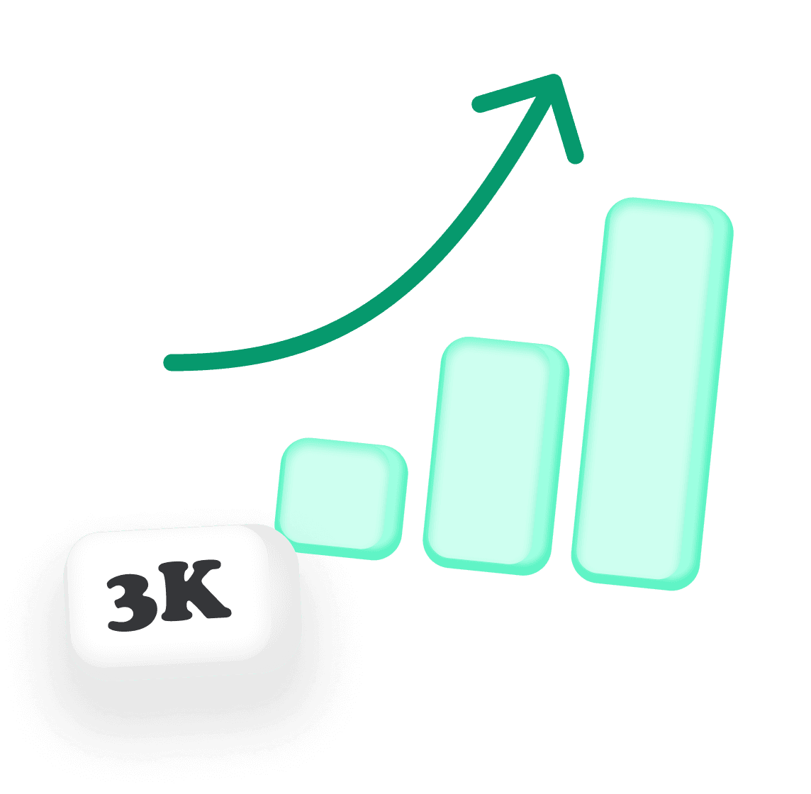 A cartoonized phone, color pallette, and heading component.